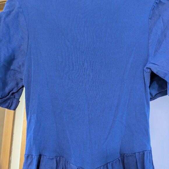 Inizio Blue Linen Maxi Dress Large - Picture 5 of 9
